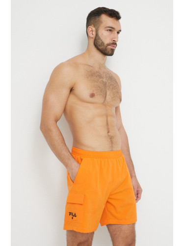 Плувни шорти Fila в оранжево