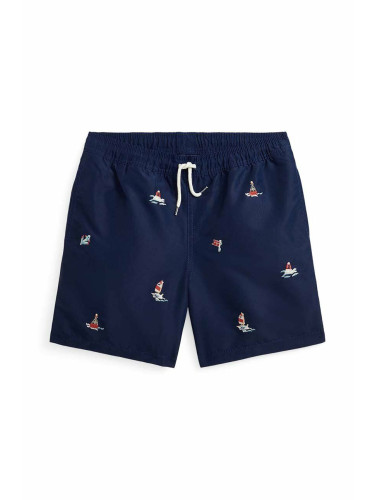 Детски плувни шорти Polo Ralph Lauren в тъмносиньо