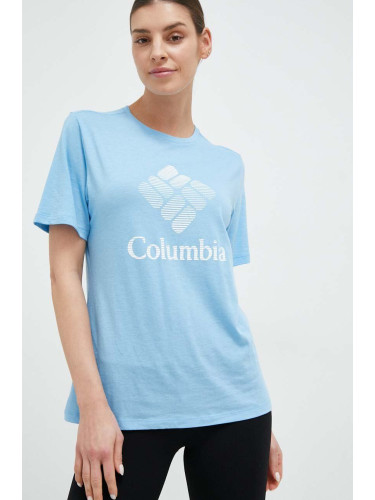 Тениска Columbia в синьо