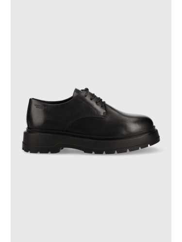 Кожени половинки обувки Vagabond Shoemakers Jeff в черно
