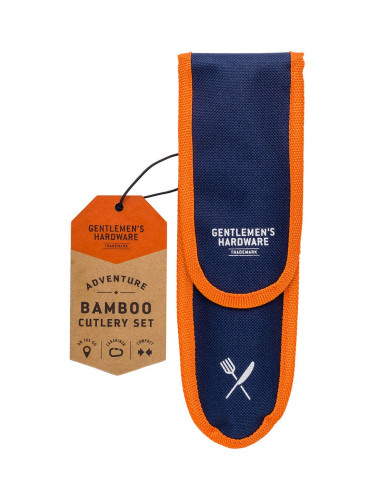 Gentelmen's Hardware Пътен комплект прибори за хранене Travel Bamboo