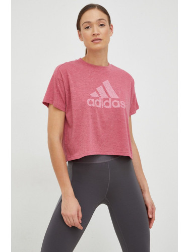 Тениска adidas в розово