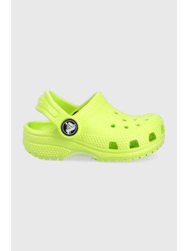 Детски чехли Crocs в зелено