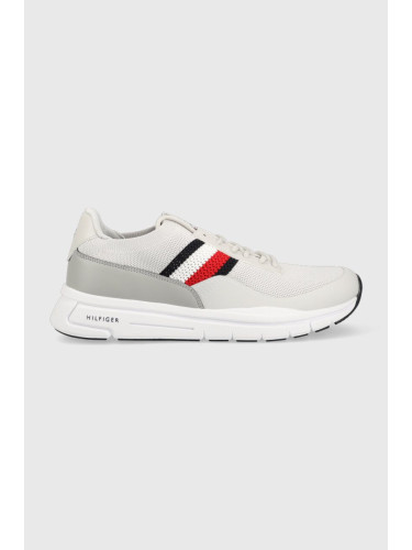 Маратонки Tommy Hilfiger PREMIUM LIGHTWEIGHT RUNNER KNIT в сиво