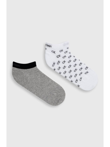 Чорапи Calvin Klein мъжки в бяло 701218715