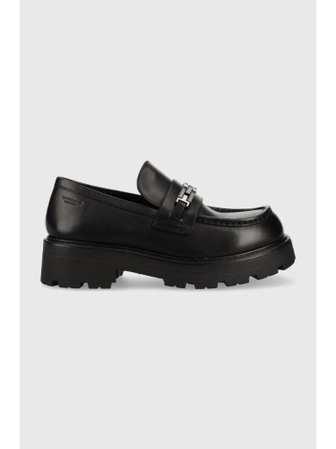 Кожени мокасини Vagabond Shoemakers COSMO 2.0 в черно с платформа 5549.001.20
