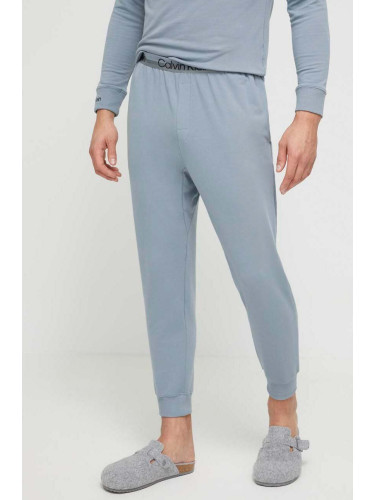 Спортен панталон Calvin Klein Underwear в синьо с изчистен дизайн