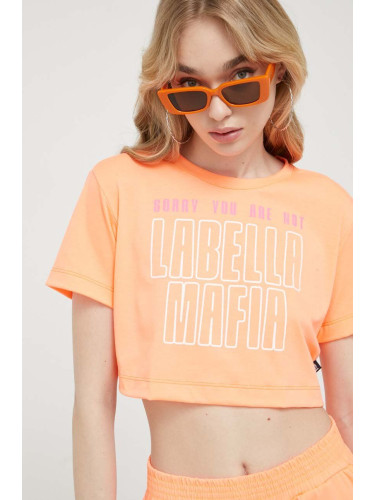 Тениска LaBellaMafia в оранжево