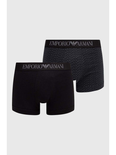 Боксерки Emporio Armani Underwear (2 броя) в черно