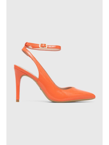 Обувки с висок ток Liu Jo VICKIE 135 в оранжево SA3137EX00400550