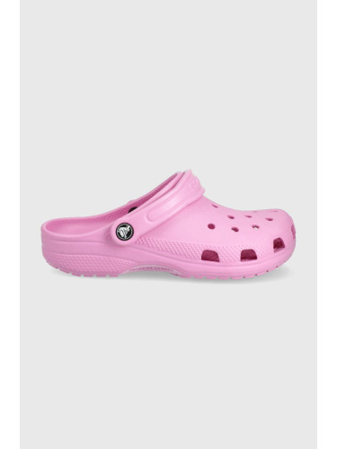 Детски чехли Crocs в розово