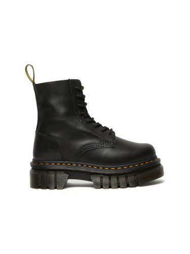 Кубинки Dr. Martens Audrick 8-Eye Boot дамски в черно с равна подметка