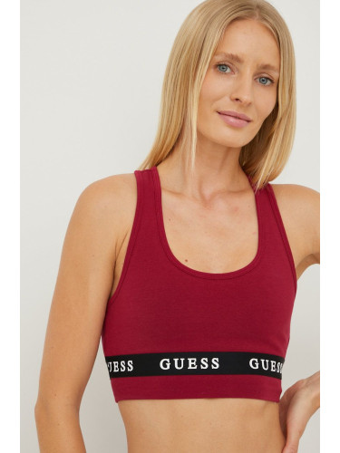 Сутиен Guess в лилаво меланж на