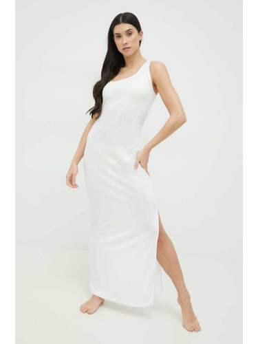 Плажна рокля Calvin Klein в бяло