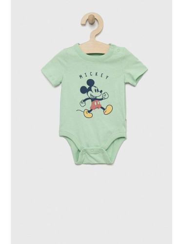 Бебешко боди от памук GAP x Disney