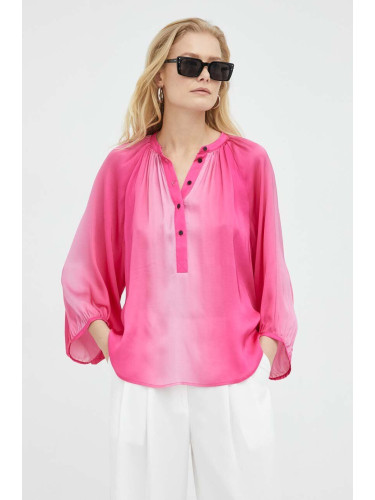 Блуза Herskind в лилаво с изчистен дизайн