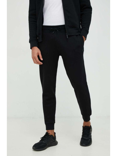 Спортен панталон Guess ALDWIN в черно с меланжов десен Z2YB22 K9V31