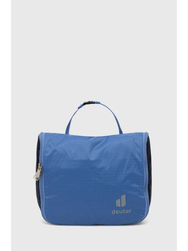 Козметична чанта Deuter Wash Center Lite I в синьо