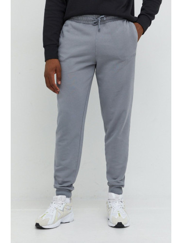 Спортен панталон Fila в сиво с апликация