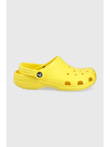 Чехли Crocs в жълто