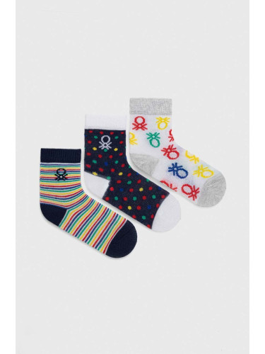 Бебешки чорапи United Colors of Benetton (3 броя)