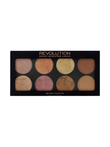 Makeup Revolution London Ultra Blush Palette Руж за жени 13 g Нюанс Golden Sugar 2