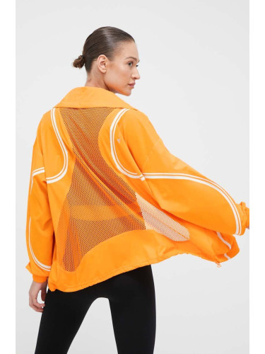 Ветровка adidas by Stella McCartney TruePace в оранжево с преходна изолация с уголемена кройка