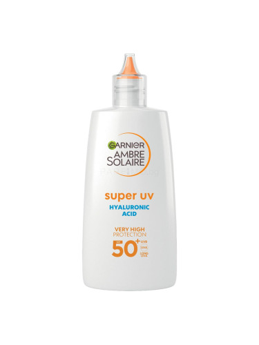 Garnier Ambre Solaire Super UV Hyaluronic Acid SPF50+ Слънцезащитен продукт за лице 40 ml