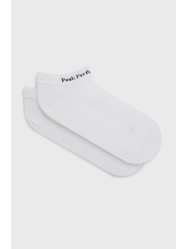 Чорапи Peak Performance в бяло