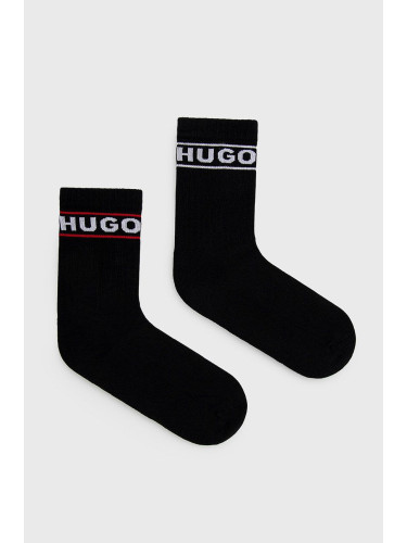 Чорапи HUGO дамски в черно 50469276