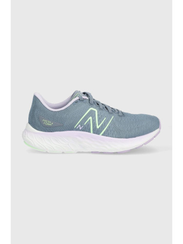 Обувки за бягане New Balance Fresh Foam X EVOZ v3 в синьо