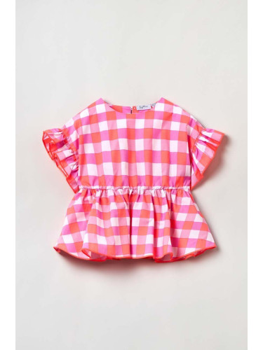 Бебешка памучна блуза OVS с десен