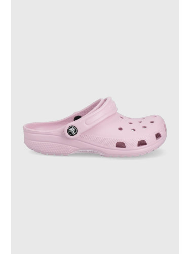 Детски чехли Crocs в розово