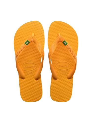 Джапанки Havaianas BRASIL в жълто 4000032.1740