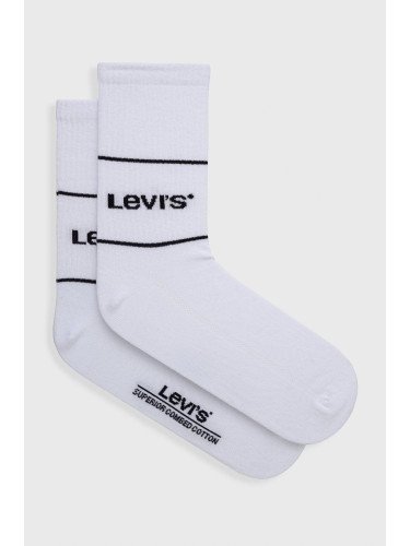 Чорапи Levi's в бяло