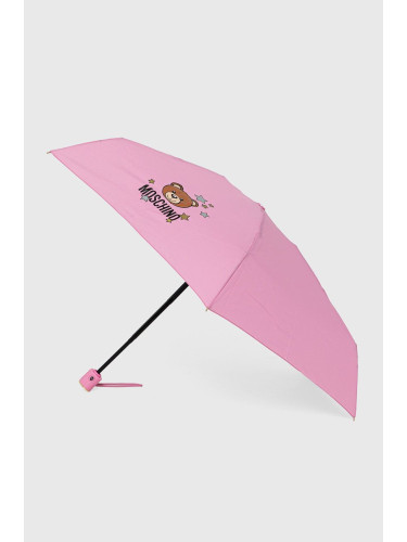 Чадър Moschino в розово 8211