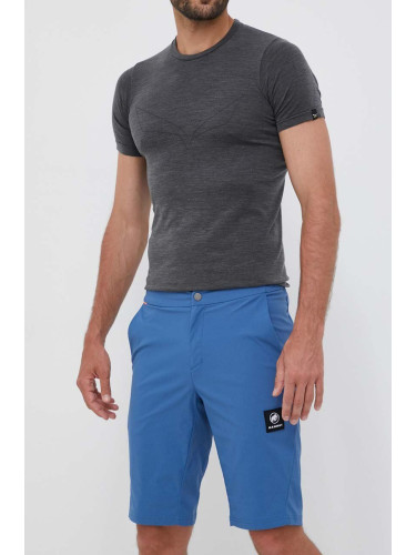 Къс панталон за спортове на открито Mammut Massone Light в синьо