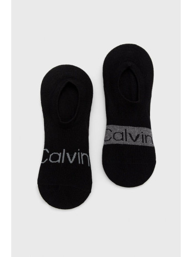 Чорапи Calvin Klein мъжки в черно 701218713