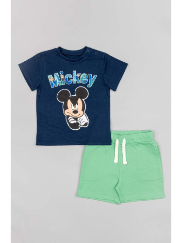 Детски памучен комплект zippy x Disney в тъмносиньо