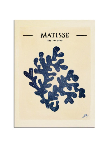 Картина с маслени бои Henri Matisse Blue Coral