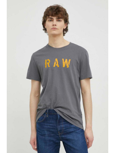 Памучна тениска G-Star Raw (2 броя) с принт