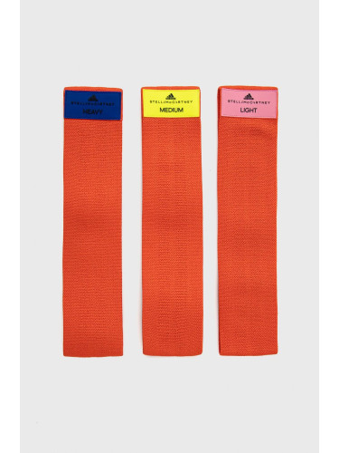 Ластици за съпротивление за упражнения adidas by Stella McCartney (3 чифта) H59865 в оранжево