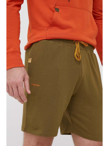 Къс спортен панталон Viking Hazen Bamboo мъжки в зелено