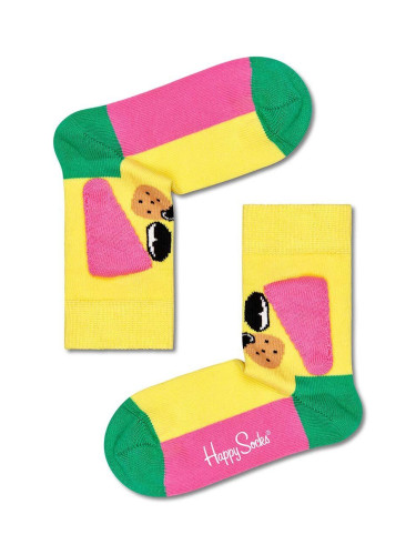 Детски чорапи Happy Socks Kids Doggo в жълто