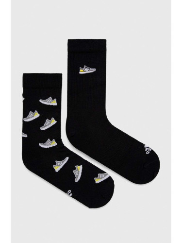 Чорапи adidas Performance (2 броя) в черно