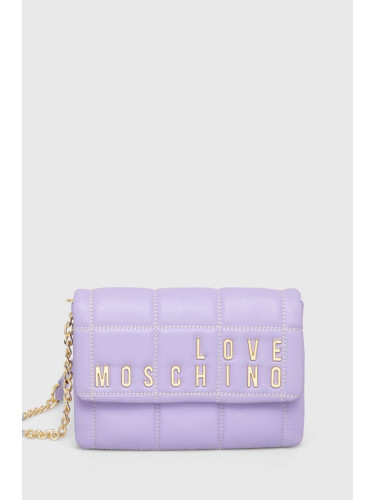Чанта Love Moschino в лилаво