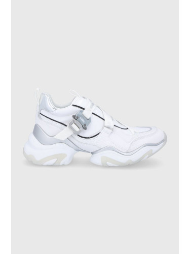 Обувки Karl Lagerfeld в бяло с платформа