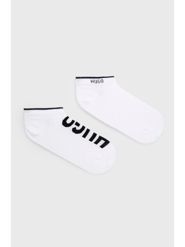 Чорапи HUGO мъжки в бяло 50468111