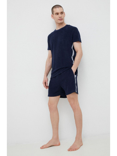 Плажни шорти Calvin Klein в тъмносиньо с изчистен дизайн