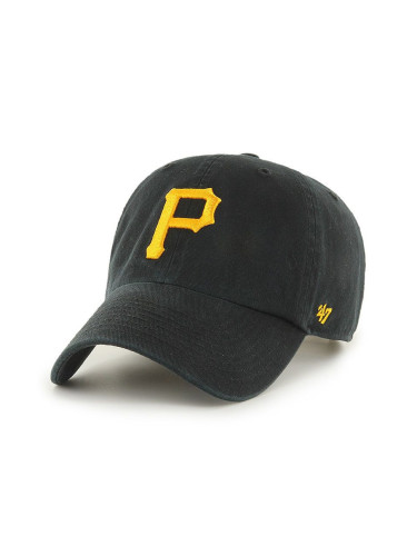 Шапка 47 brand MLB Pittsburgh Pirates в черно с апликация  B-RGW20GWS-BKD